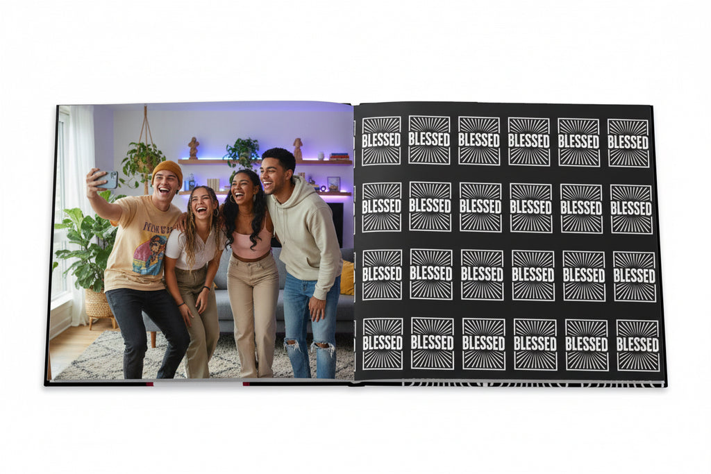 Photo Book — 'Blessed' Triptych Hardcover Keepsake