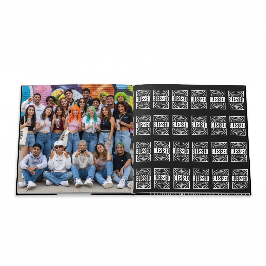 Photo Book — 'Blessed' Triptych Hardcover Keepsake