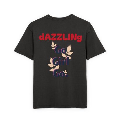 Oversize Tee - Dazzling 'Go Girl Go' Design