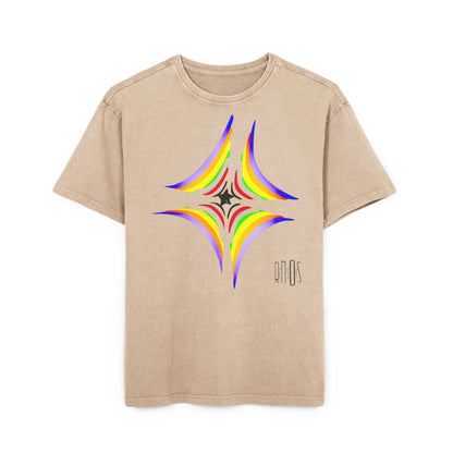 Acid Washed Heavy Oversize Tee-Inner core design