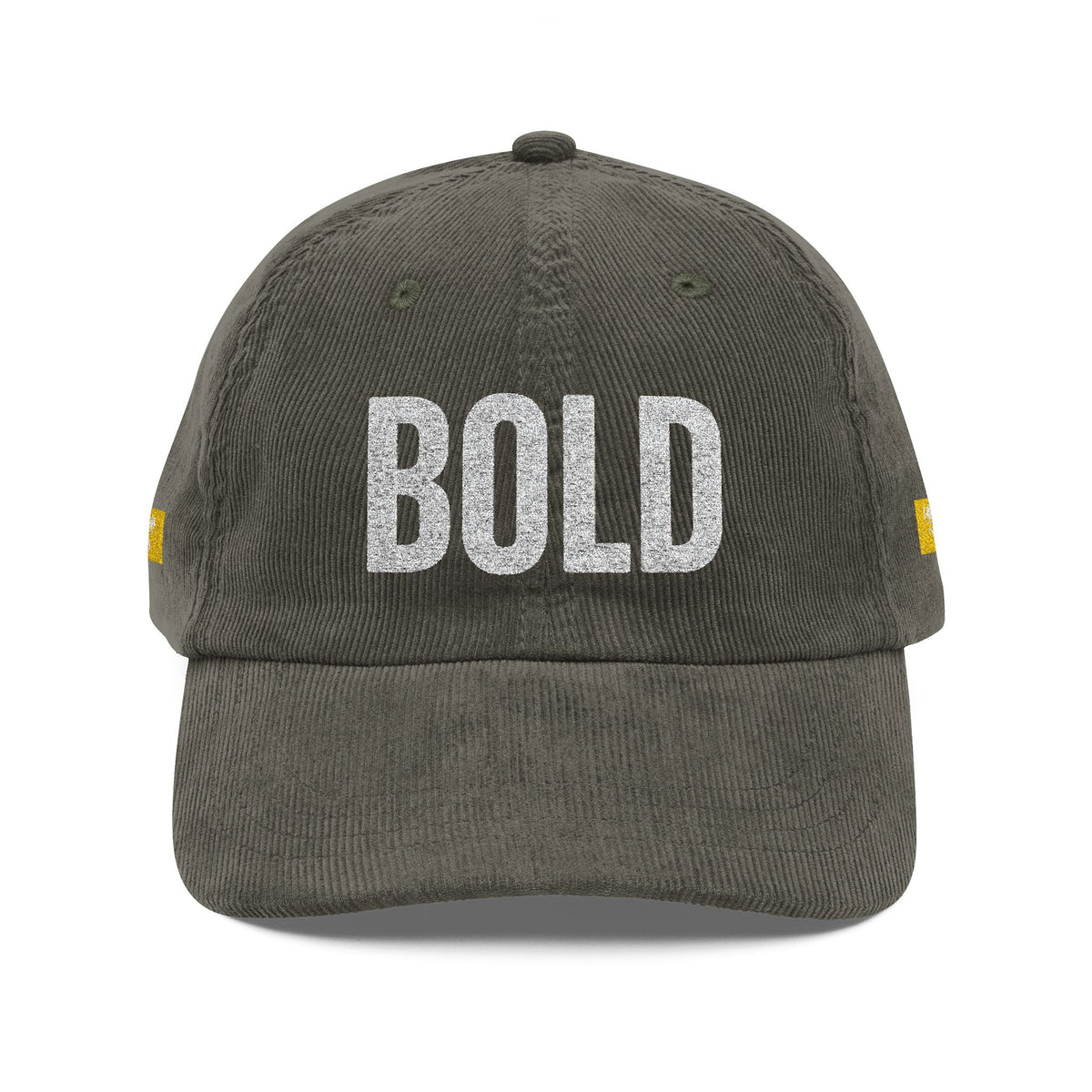 Bold Corduroy  Statement Hat, Embroidered Printify