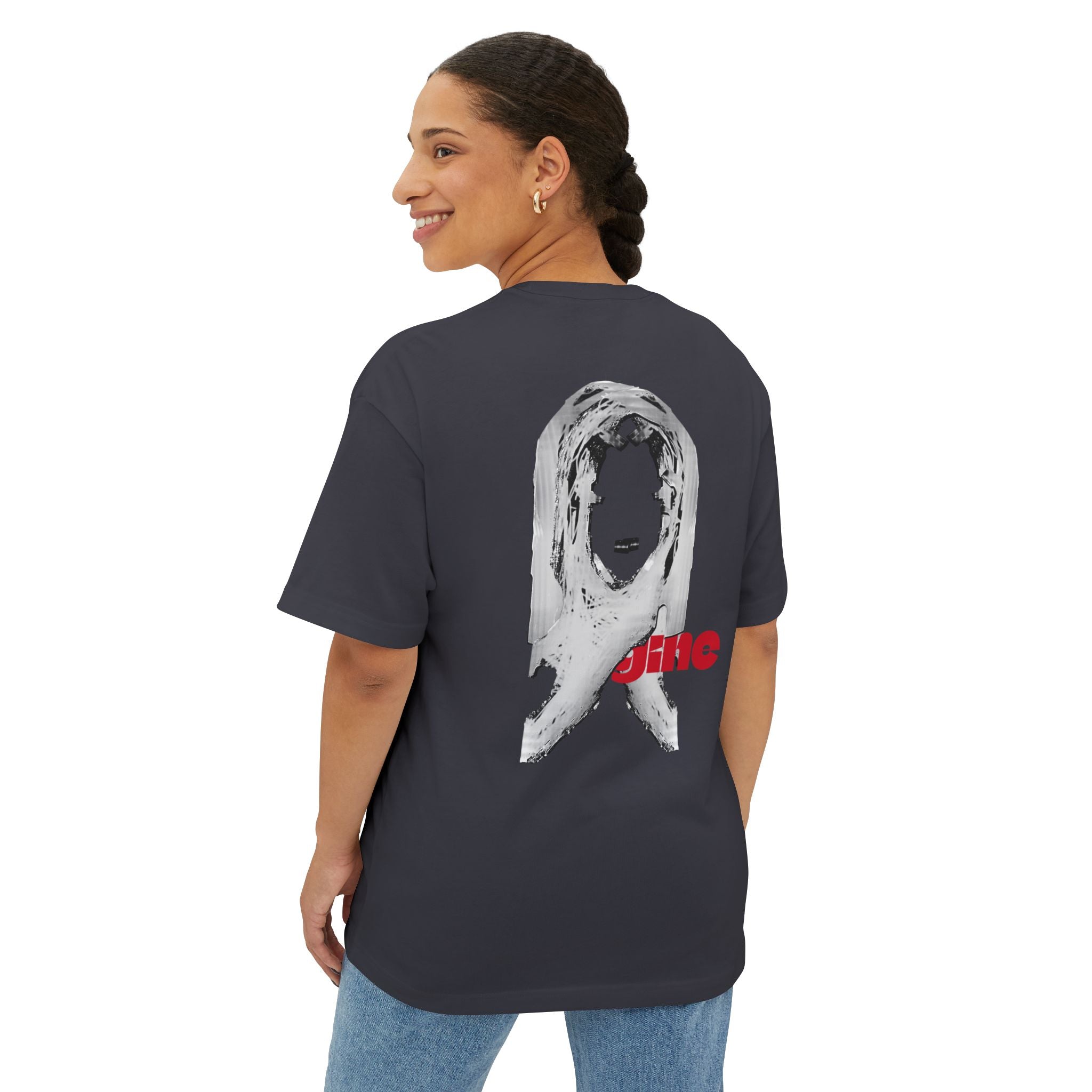 Oversized Boxy Tee - Unique Gine Design