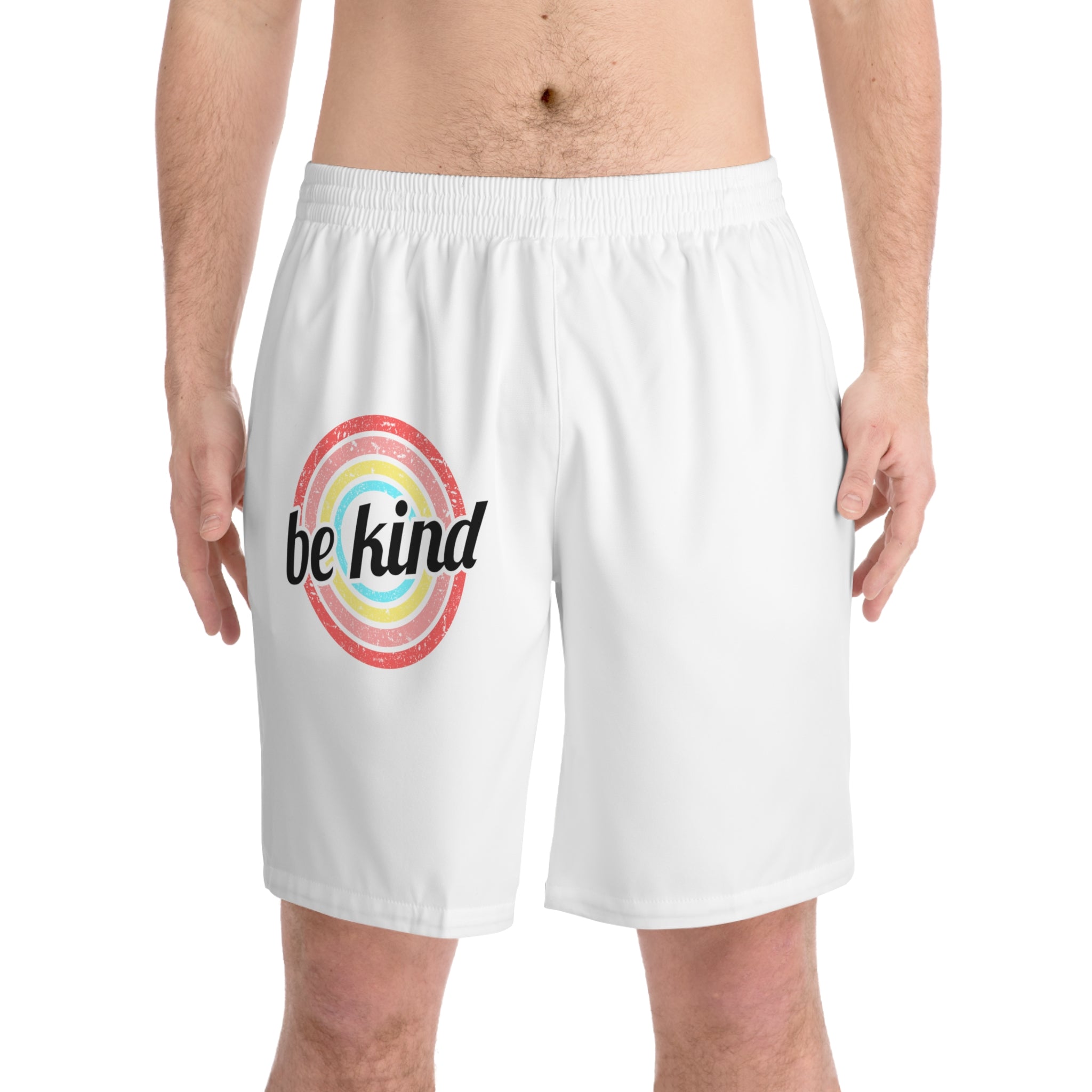 Men's Elastic Beach Shorts (AOP)