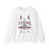 Soyez fort et courageux Sweat-shirt unisexe 