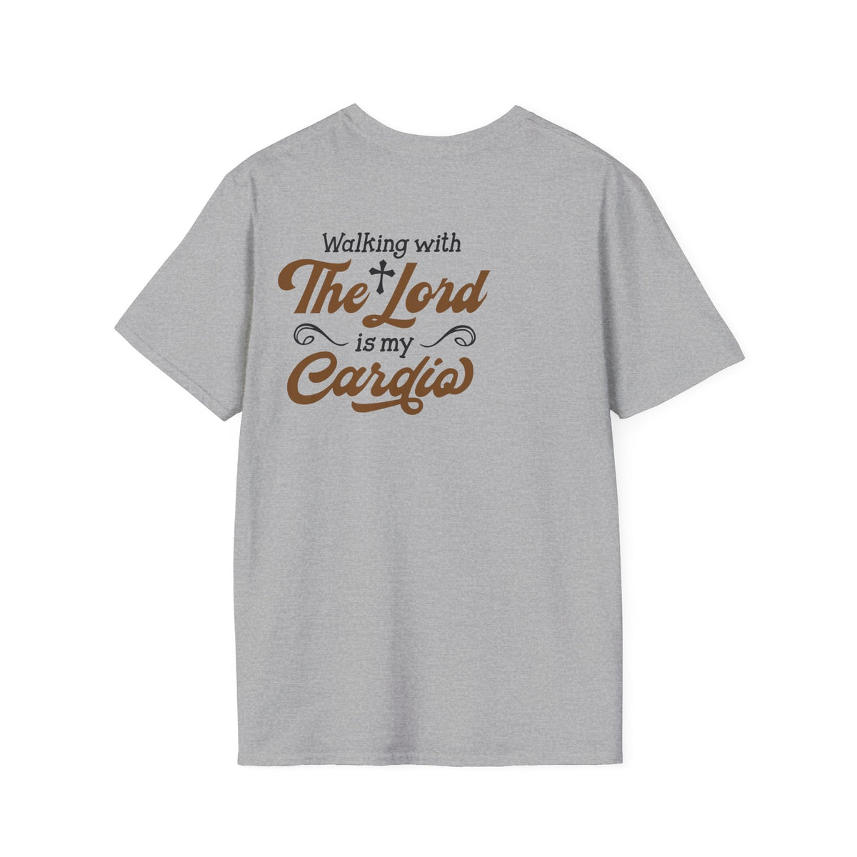 Faith-Inspired Unisex T-Shirt, The Lord is My Cardia, Christian Apparel, Spiritual Gift, Everyday Comfort Wear, Perfect for Church, [...] Printify