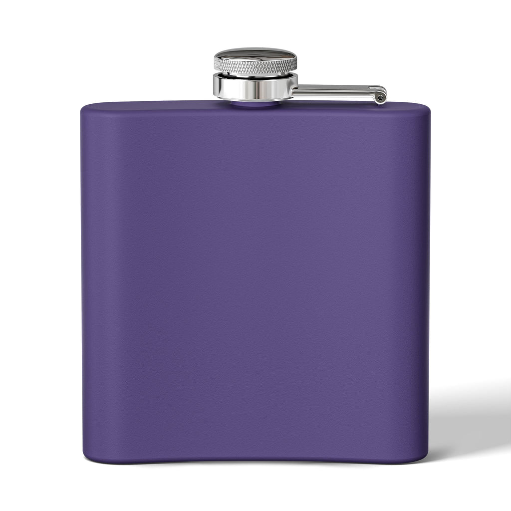 HATE LESS Stainless Steel Flask | 6oz Eco-Friendly Drinkware for Outdoors & Gifts