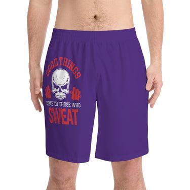 Men's Elastic Beach Shorts (AOP)