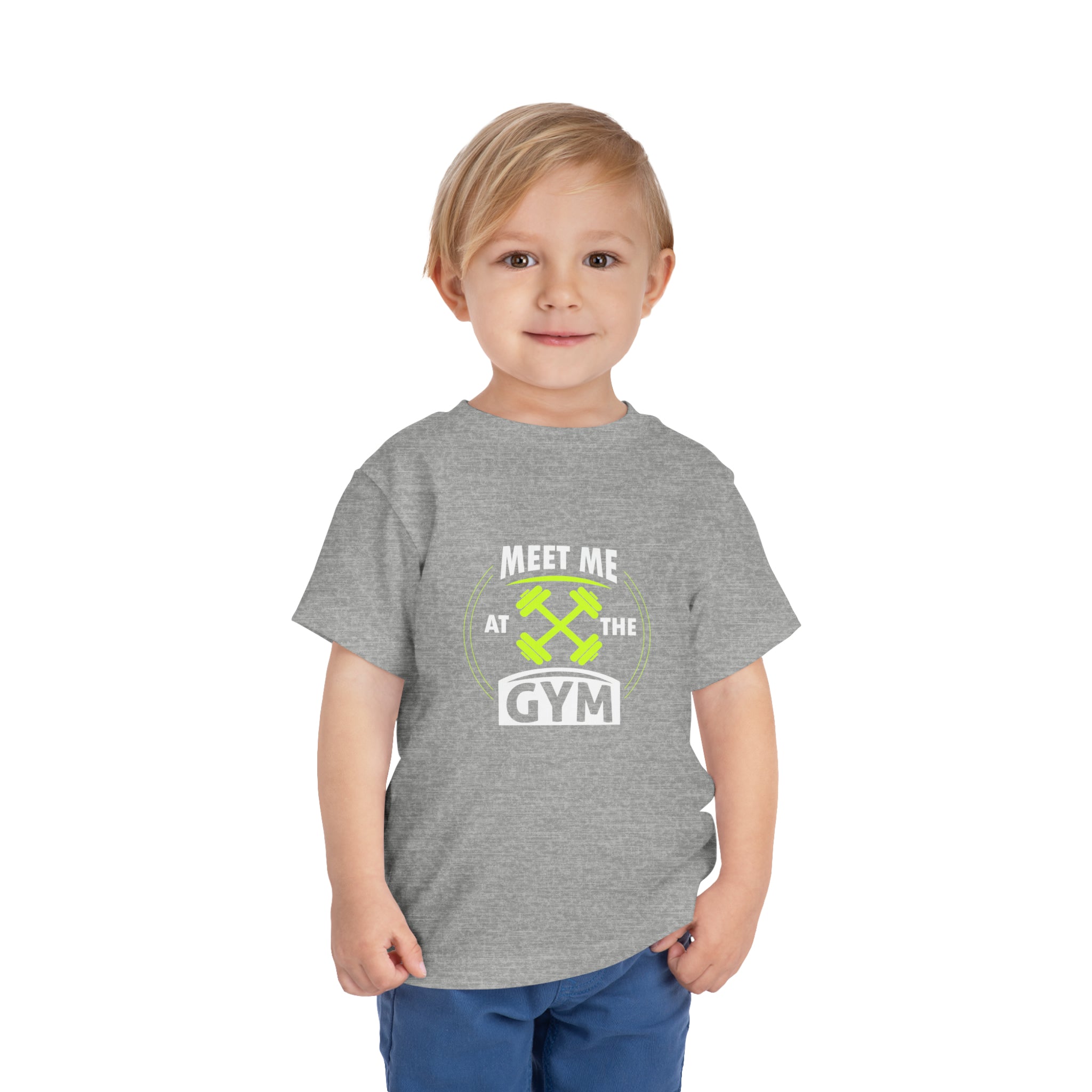 Rencontrez-moi au gymnase T-shirt pour tout-petits 