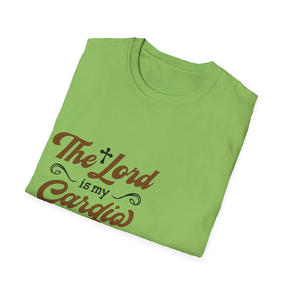 Faith-Inspired Unisex T-Shirt, The Lord is My Cardia, Christian Apparel, Spiritual Gift, Everyday Comfort Wear, Perfect for Church, [...] Printify