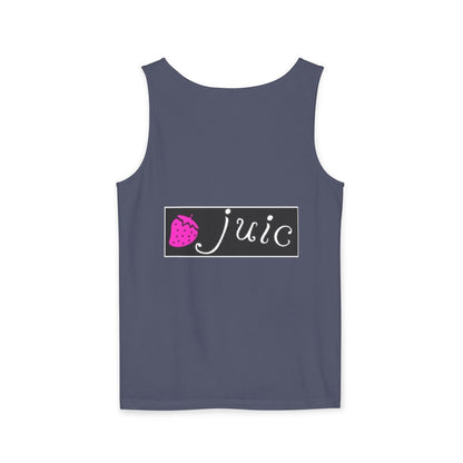 Juice-Themed Unisex Tank Top, Perfect for Summer Outings, Pool Parties, and Fruit Lovers