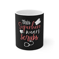 This Superhero Wears Scrubs Mug
