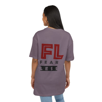 Fearless Unisex Heavy Oversize Tee - Empowering Statement Shirt