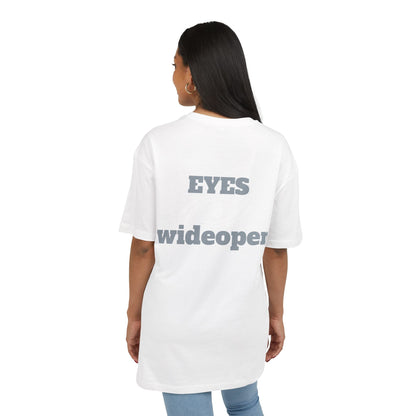 Oversized Graphic Tee - 'EYES wideopen' Statement Shirt, Casual Wear, Street Style, Gift for Trendsetters, Everyday Comfort Printify