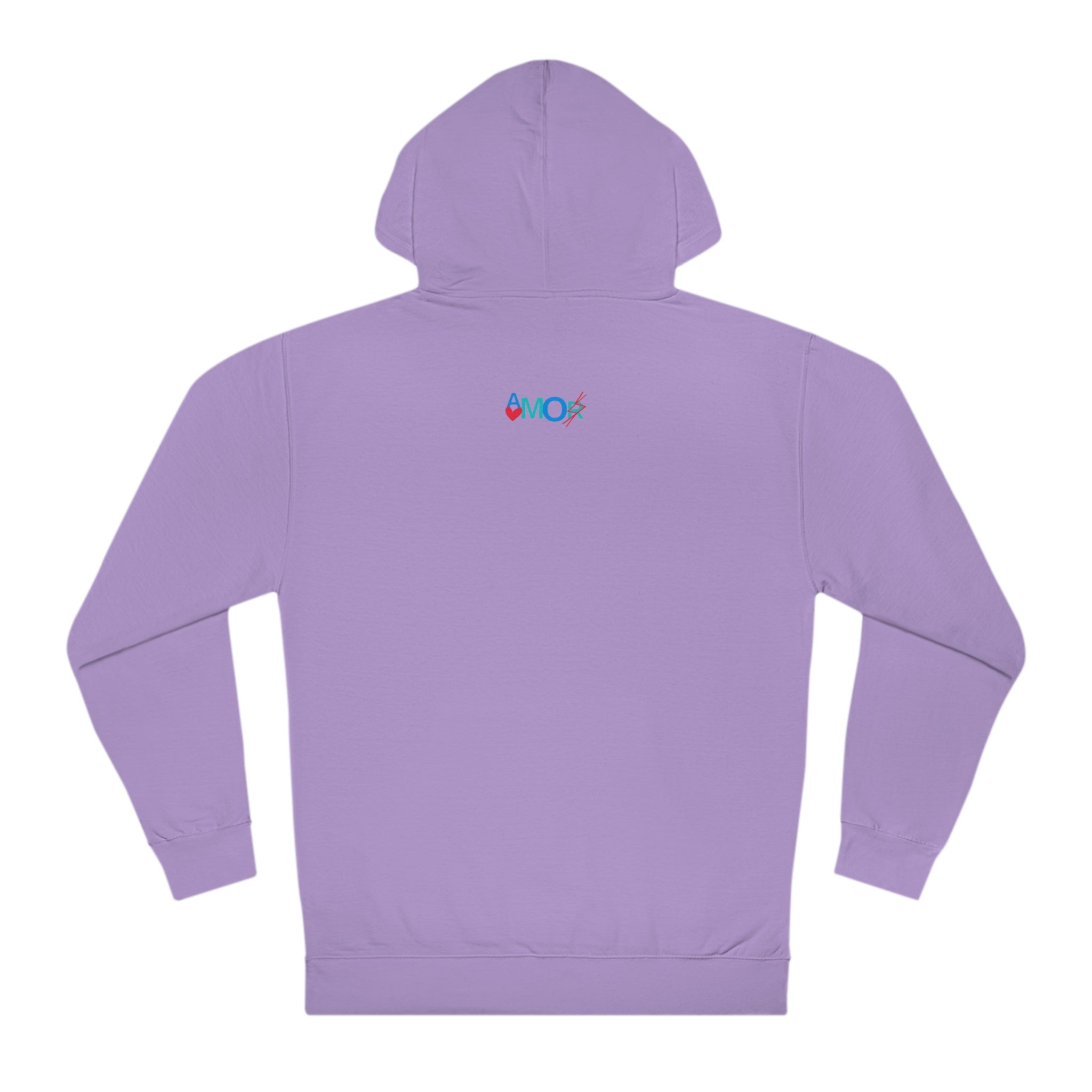 AMORX Unisex Hooded Sweatshirt - Cool and Edgy Love Typography Design Printify