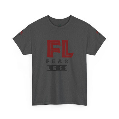 Fearless Graphic Unisex Heavy Cotton Tee - Bold Statement Shirt