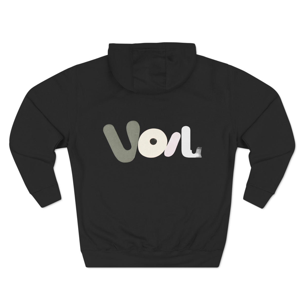 Voila Three-Panel  Hoodie