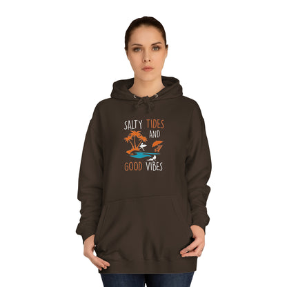 Salty Tides And Good Vibes Unisex Hoodie