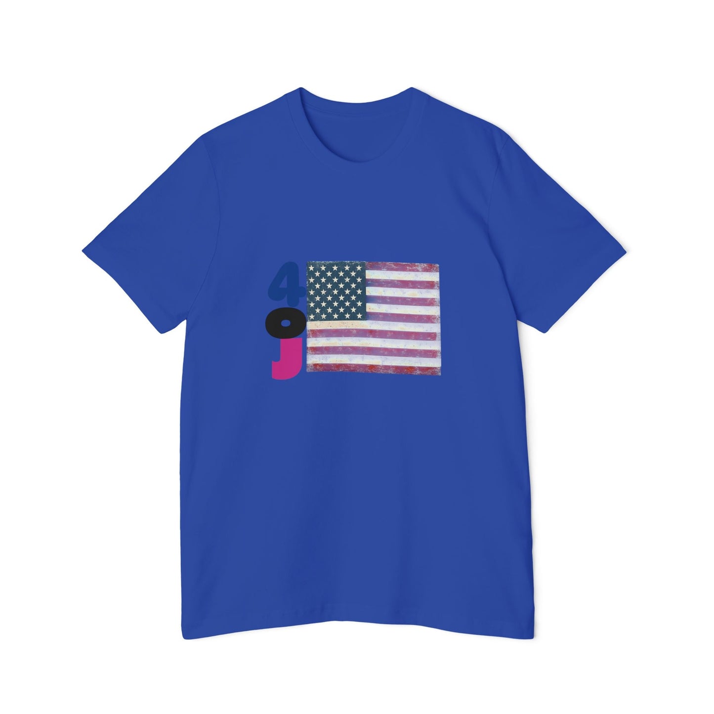 USA Flag Short-Sleeve T-Shirt, Patriotic Tee for Independence Day, Casual Wear, Gift for Veterans, Summer Style Printify