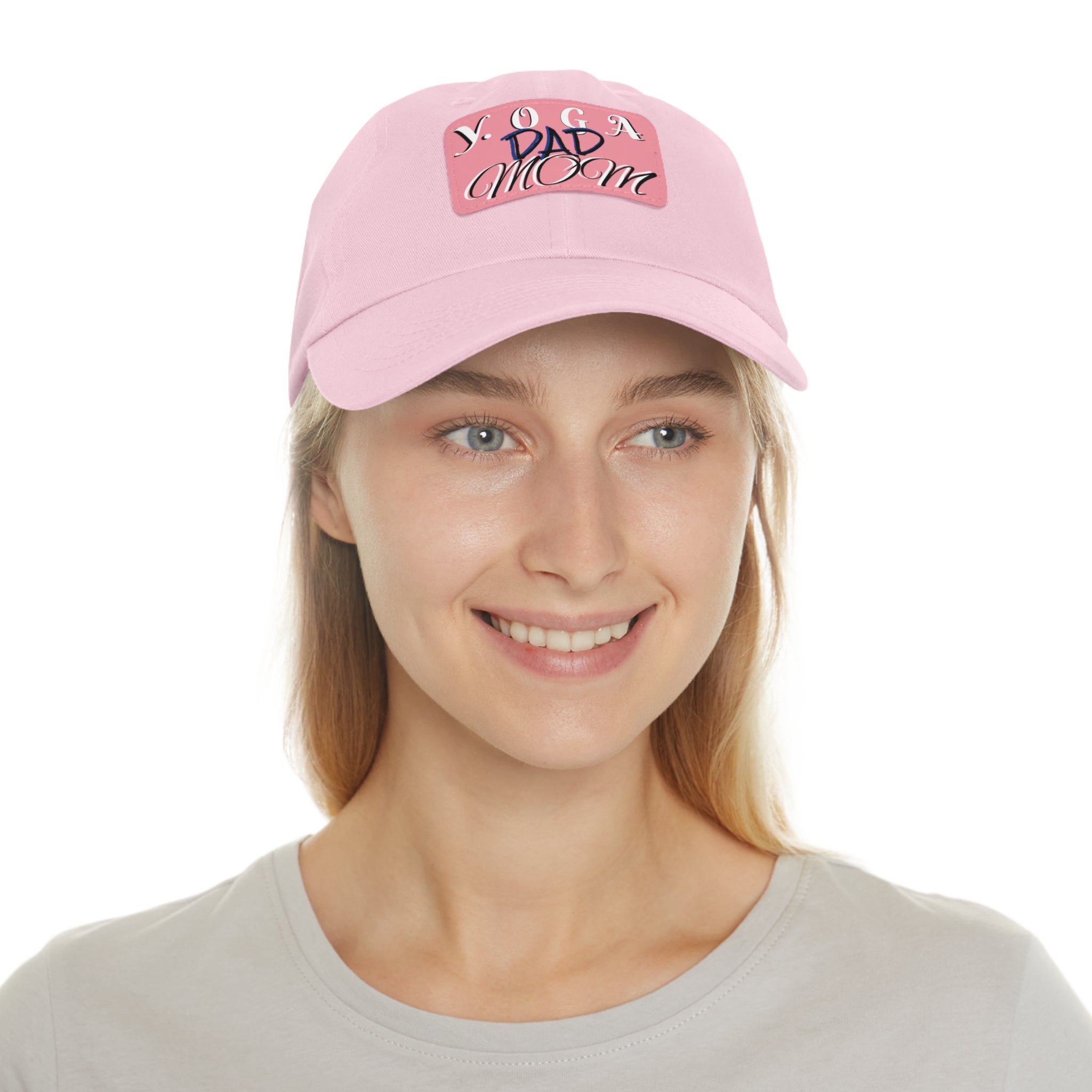 Yoga Dad Hat with Leather Patch