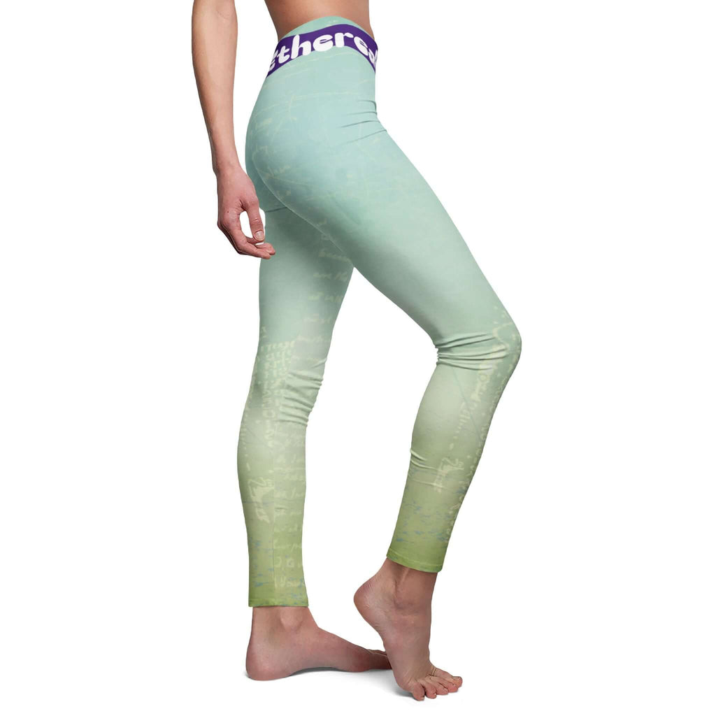 Faded Script Leggings