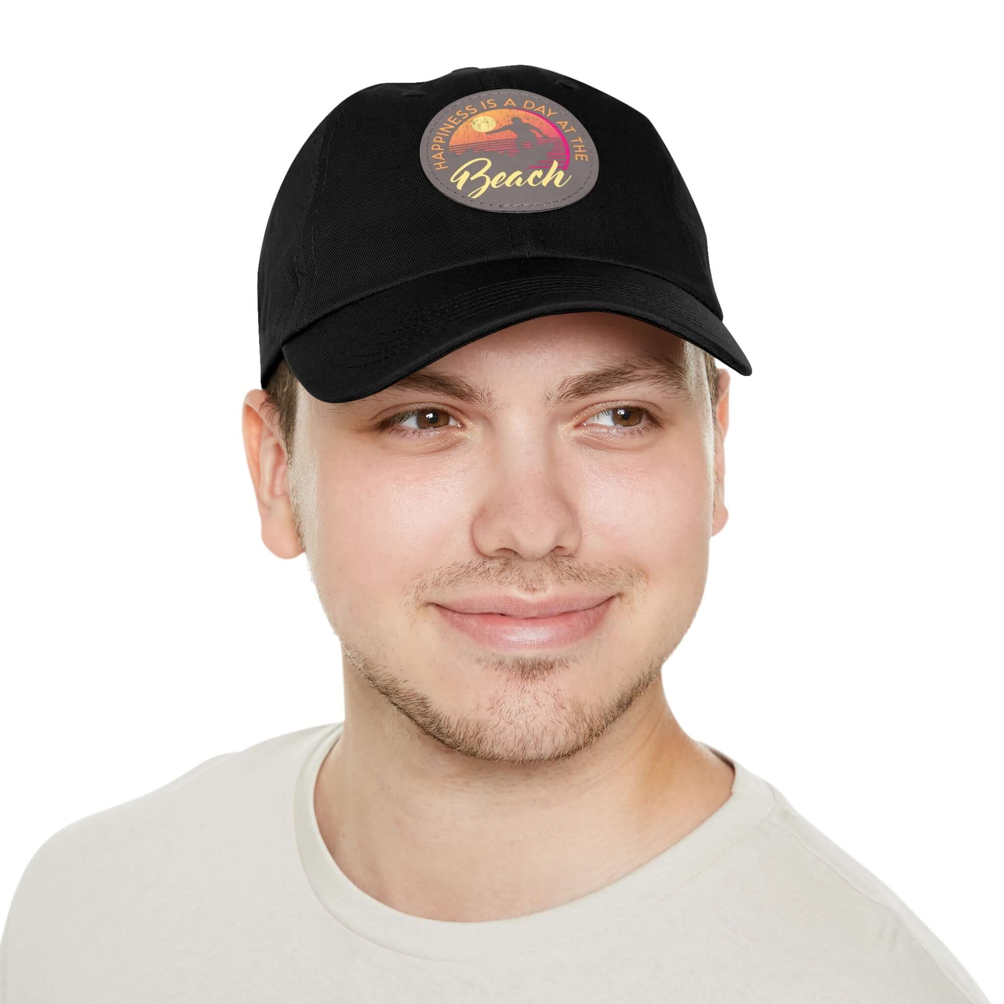 Dad Hat with Leather Patch (Round) - RC’nSONS