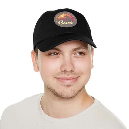 Dad Hat with Leather Patch (Round) - RC’nSONS