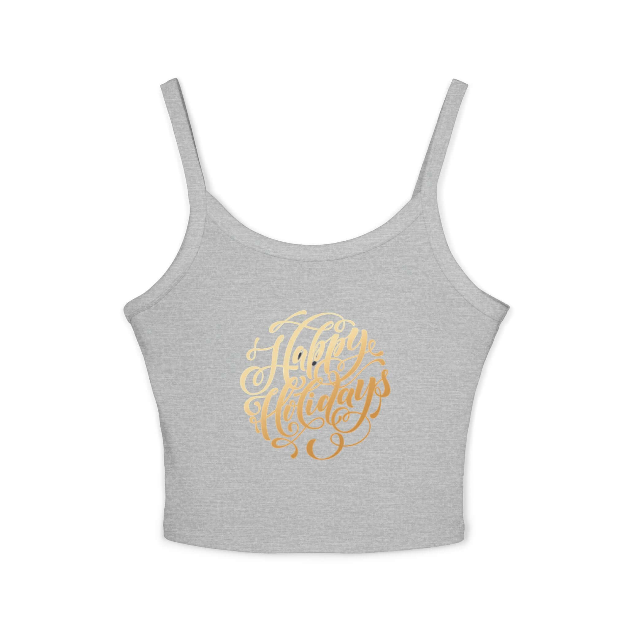 Tank Top - Happy Holiday Print