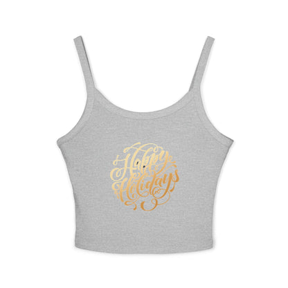 Tank Top - Happy Holiday Print