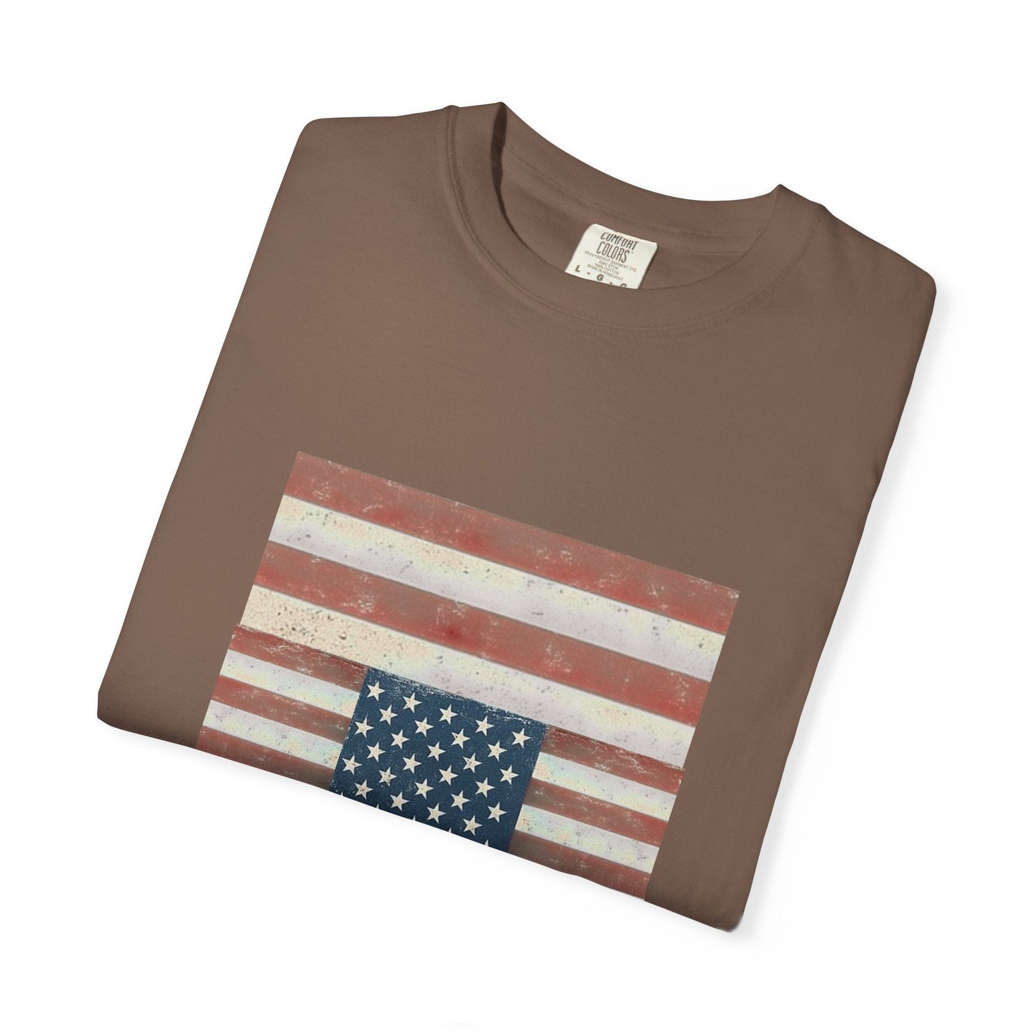 Patriotic Garment-Dyed T-Shirt | Perfect for 4th of July, Memorial Day, Casual Wear, Gifts, Americana Style Printify