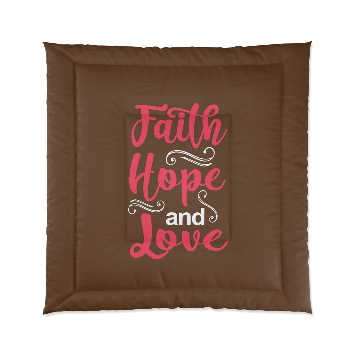 Faith Hope And Love Comforter