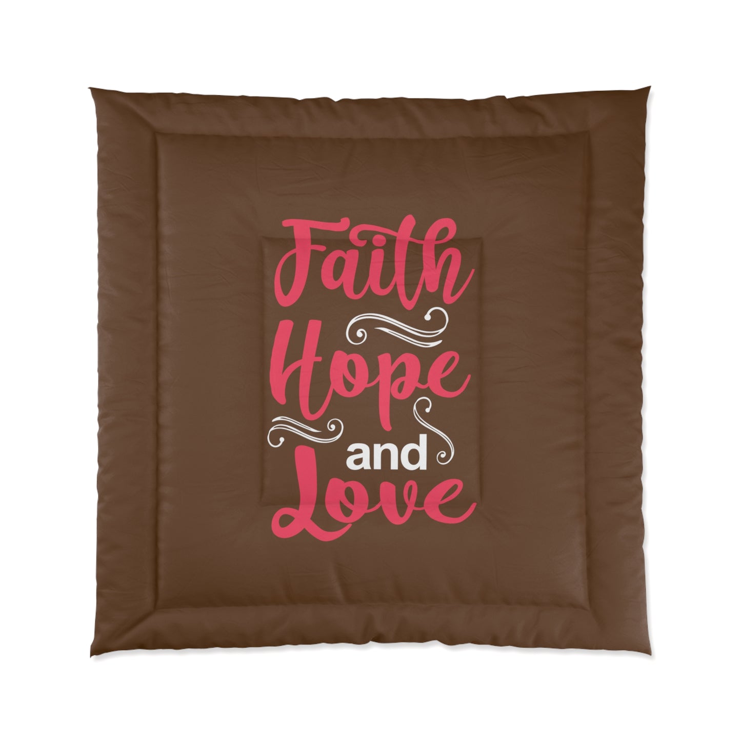 Faith Hope And Love Comforter