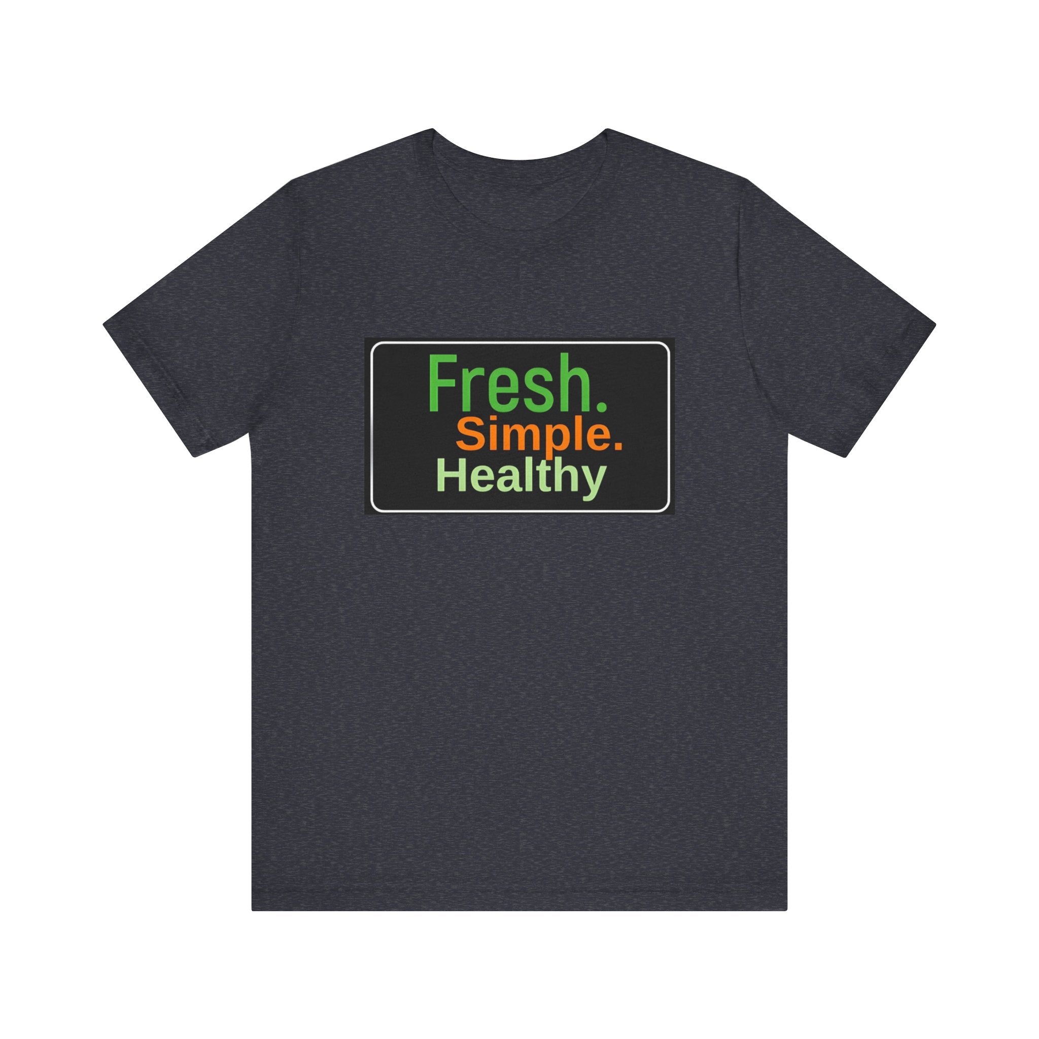 Unisex Fresh Simple Short Sleeve Tee