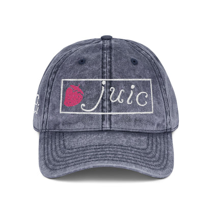 Embroidered Vintage Cap - Juic Cap Design