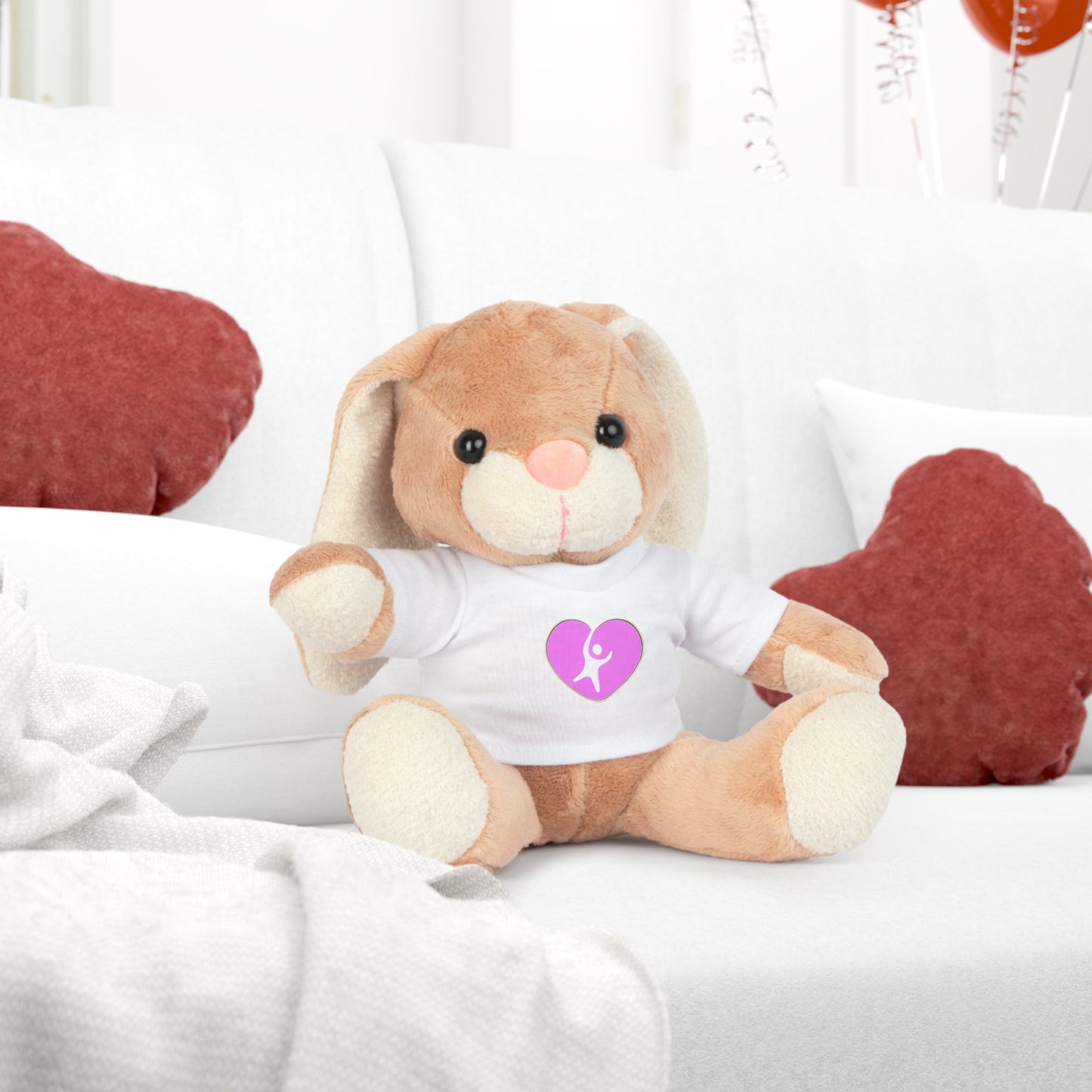 Cute Plush Toy with T-Shirt Printify