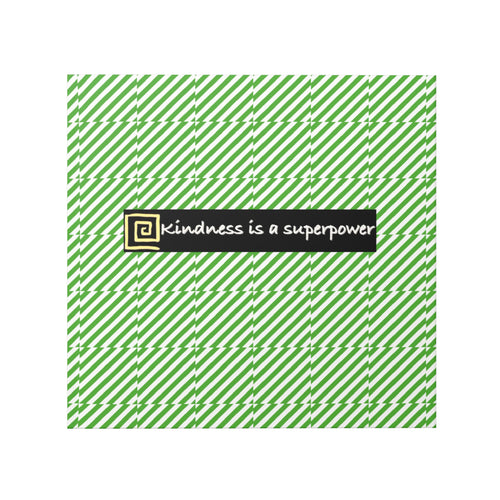 Hardcover Photo Book — Modern Green Diagonal Stripe Keepsake