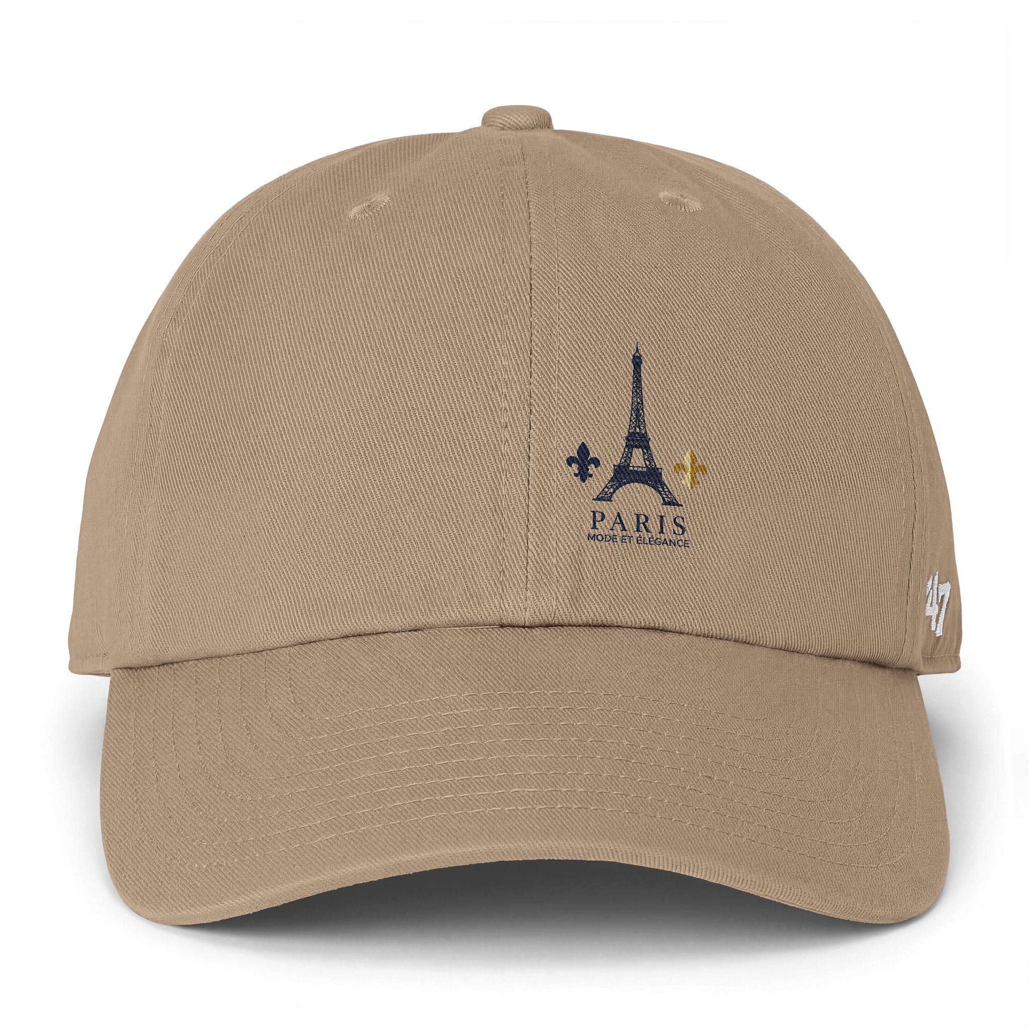Eiffel Clean Up Cap - Paris Embroidered Baseball Hat