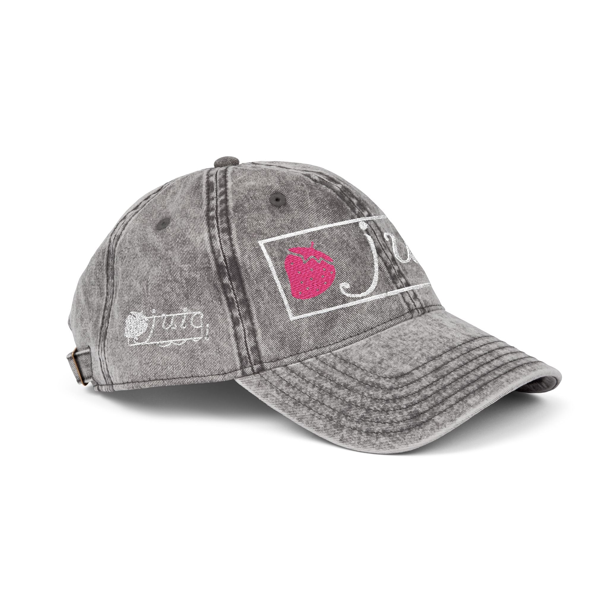 Embroidered Vintage Cap - Juic Cap Design