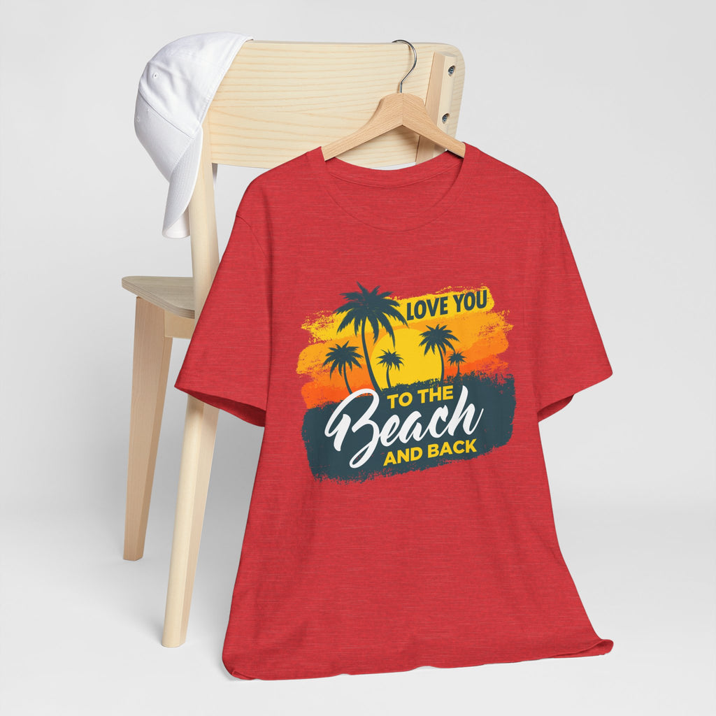 Je t’aime à la plage Tee unisexe 