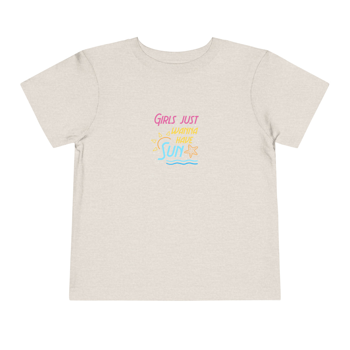 T-shirt pour tout-petits Les filles veulent juste avoir du soleil 