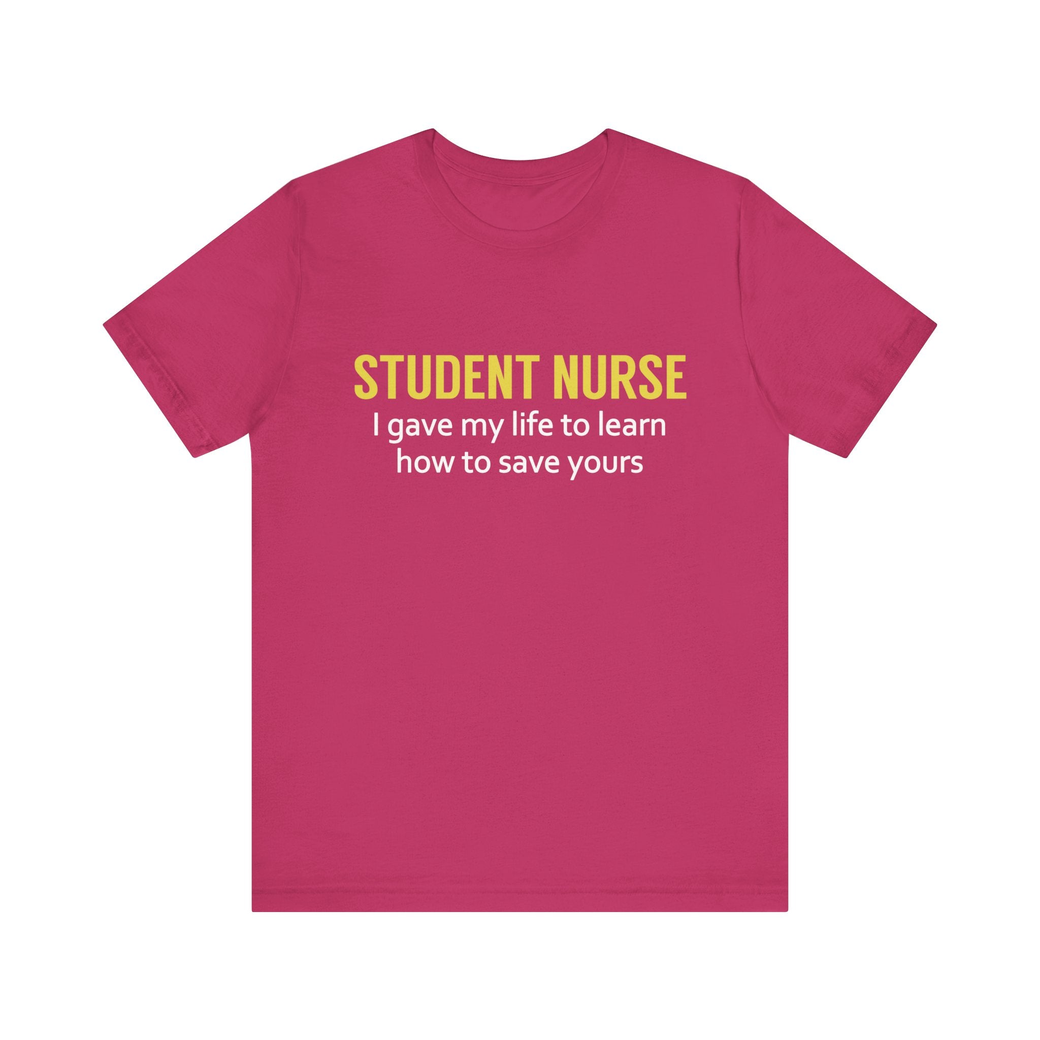 Tee-shirt unisexe infirmière étudiante 
