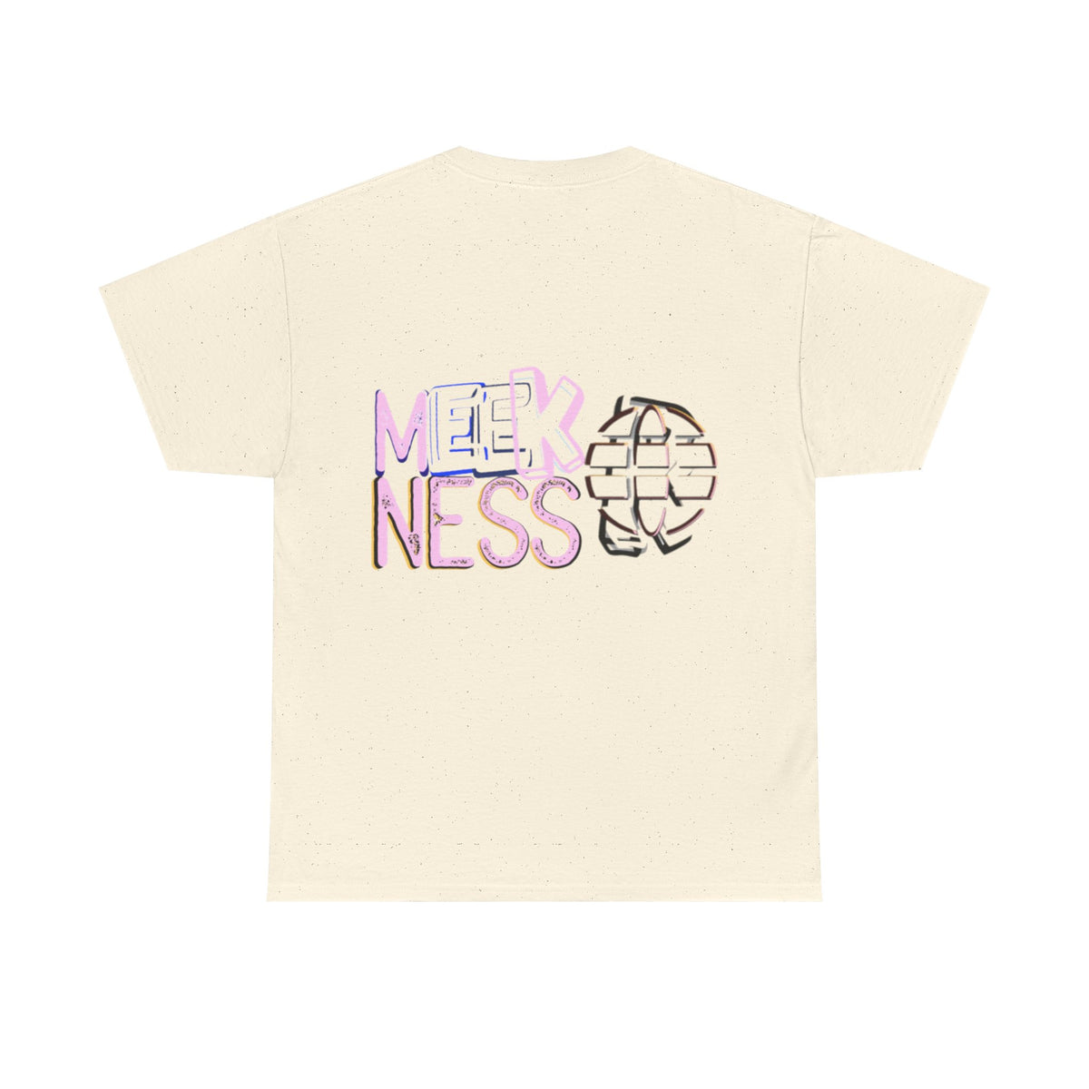 Unisex Heavy Cotton Tee - 'MEEKNESS' Graphic Shirt for Casual Wear