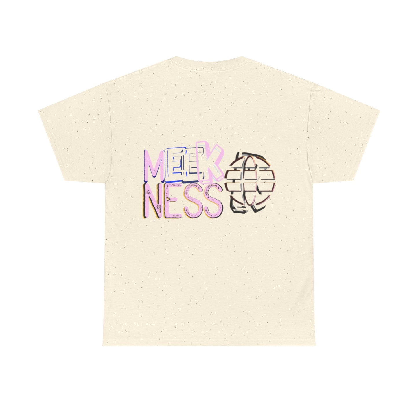 Unisex Heavy Cotton Tee - 'MEEKNESS' Graphic Shirt for Casual Wear