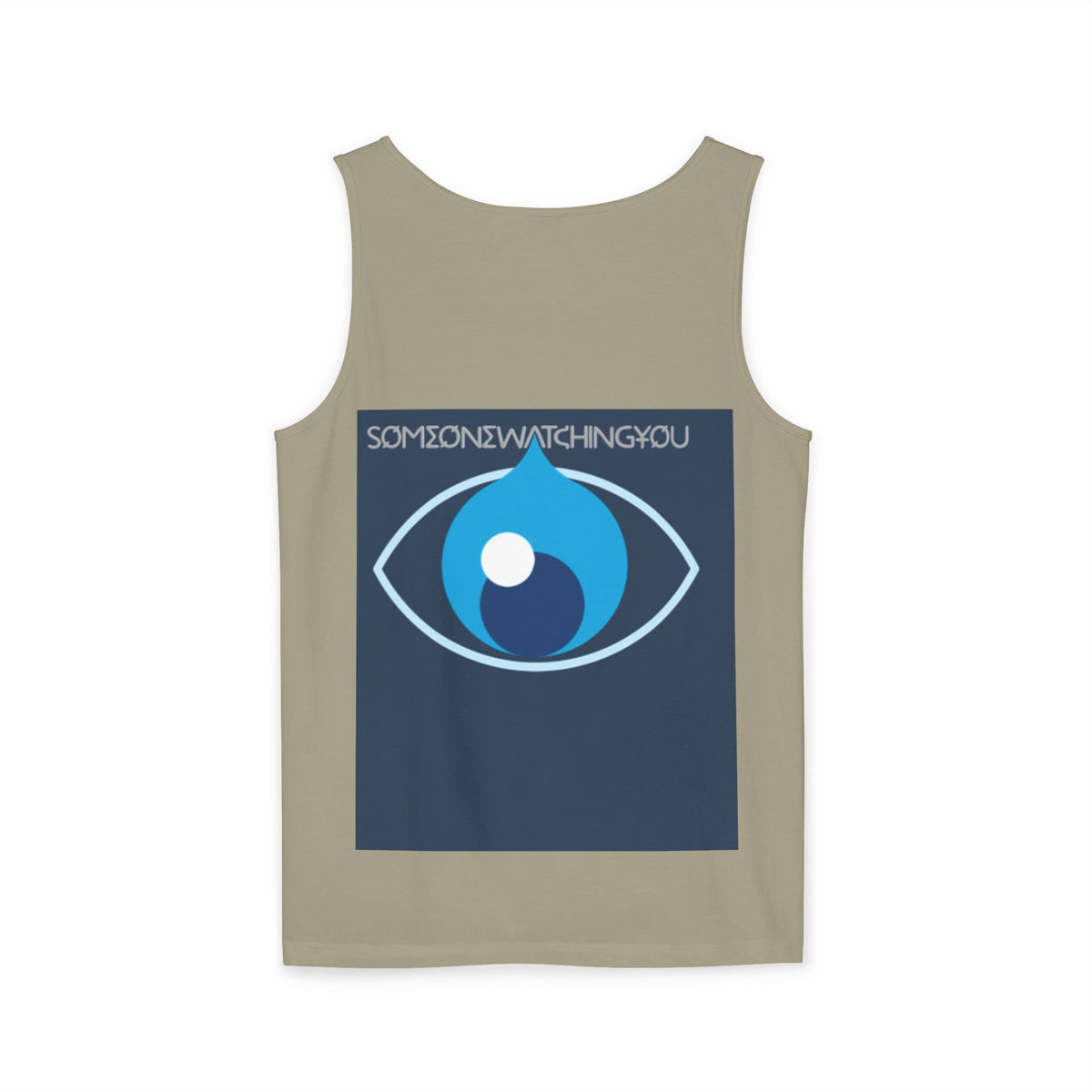 Tank Top Watching You Unisex Garment-Dyed