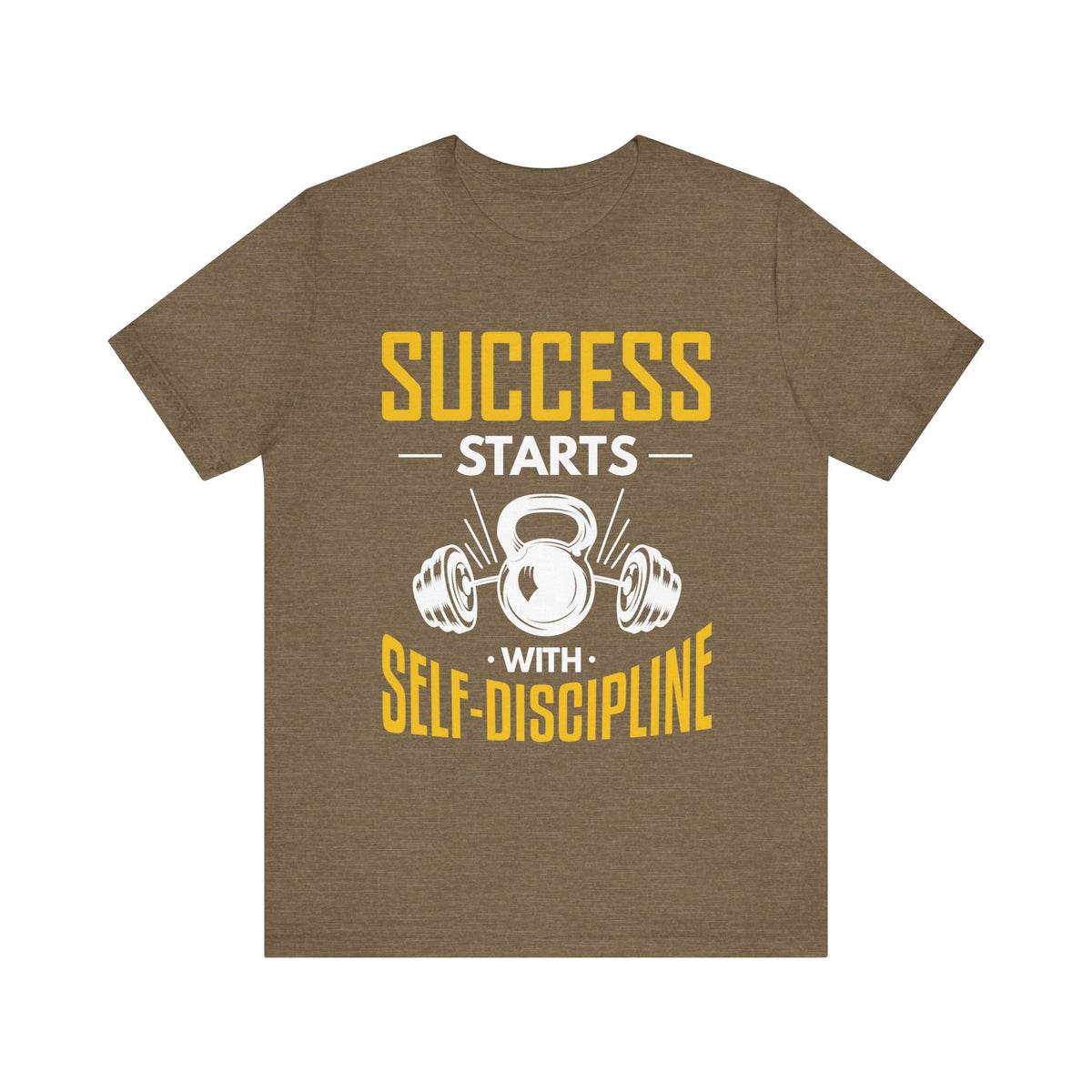 Le succès commence par le tee-shirt unisexe d’autodiscipline 