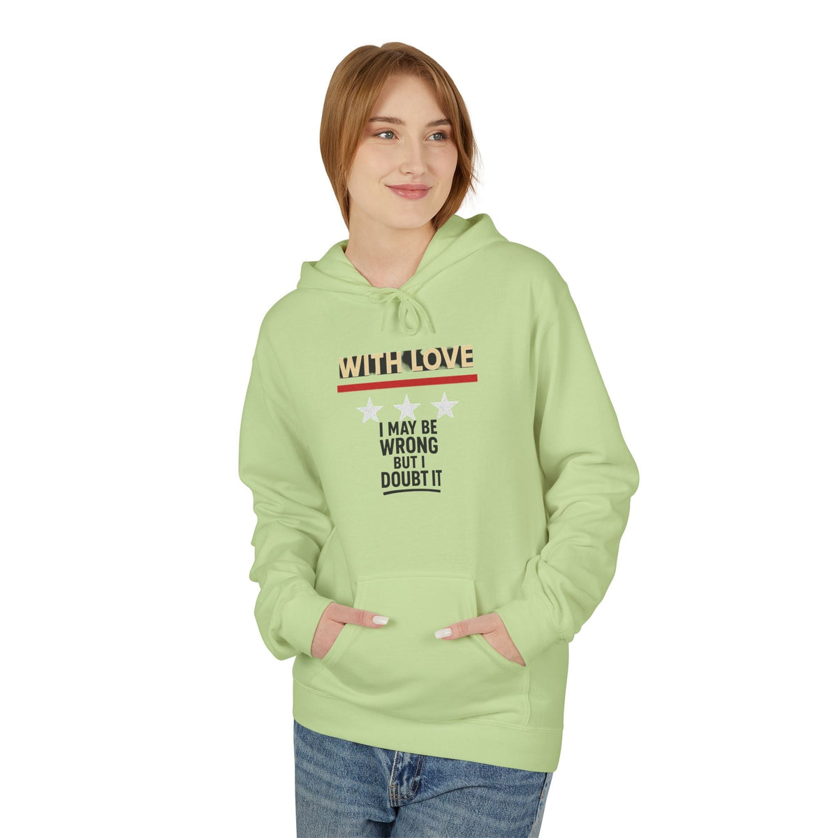 Sassy Fleece Hoodie with Quote, Cozy Hoodie, Funny Sweatshirt, Gift for Friends, Streetwear, Casual Wear Printify