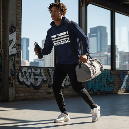 Continents Full Zip Hooded Sweatshirt Printify