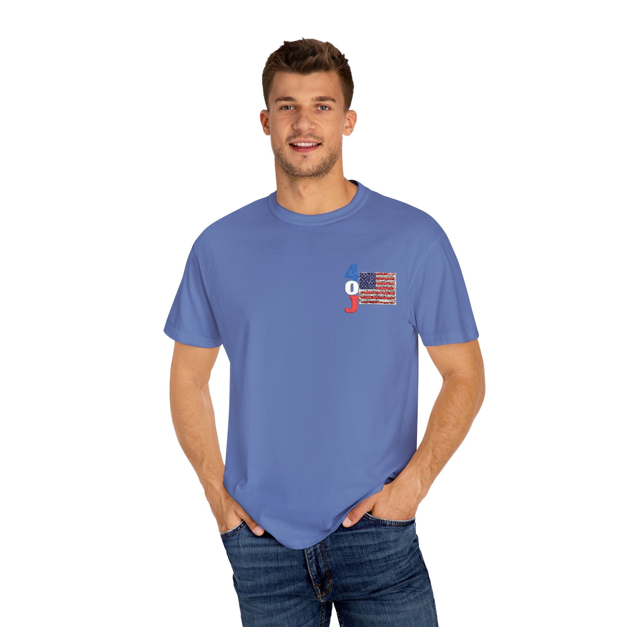 4th of July Garment-Dyed T-shirt Printify