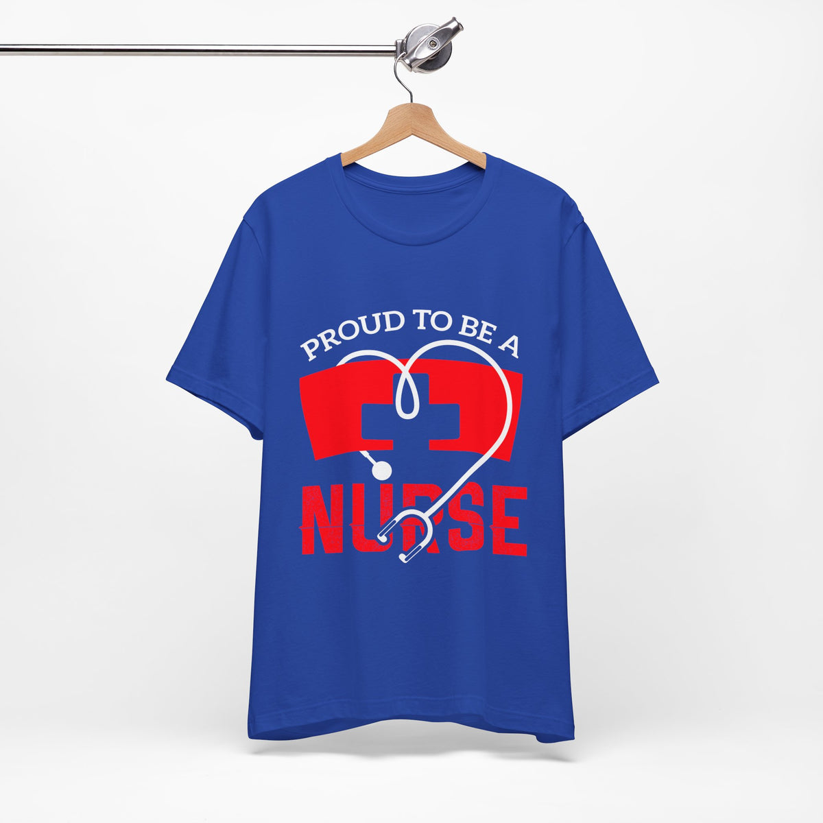 Fier d’être un tee-shirt unisexe infirmière 