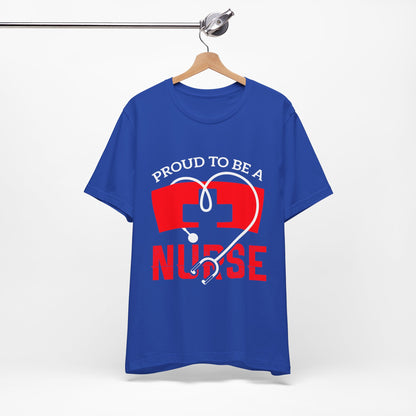 Fier d’être un tee-shirt unisexe infirmière 