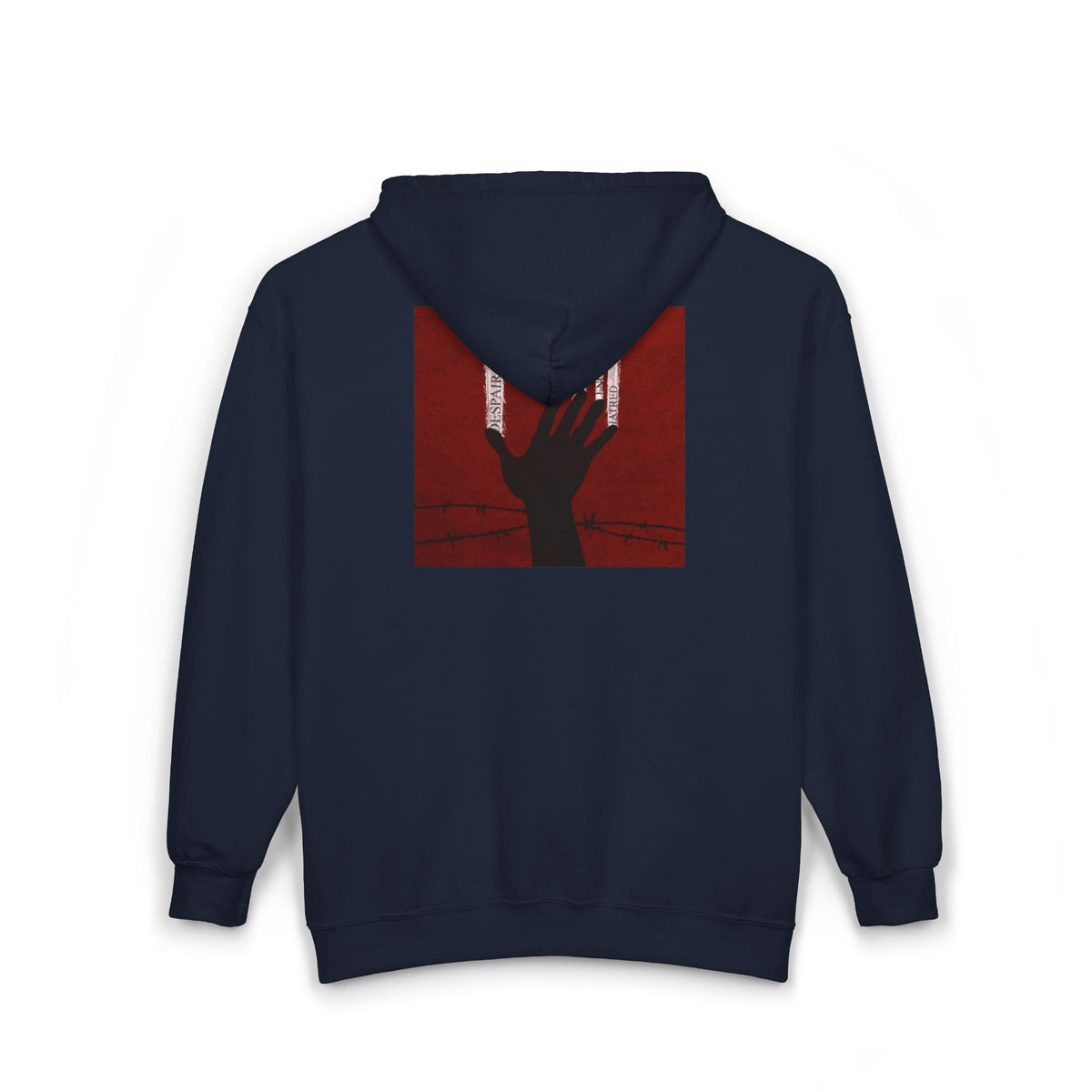 Unisex Zip Hoodie - Perfect for Spooky Season, Scary Movie Nights, Gift for Horror Fans, Unique Sweatshirt, Cozy Warmth Printify
